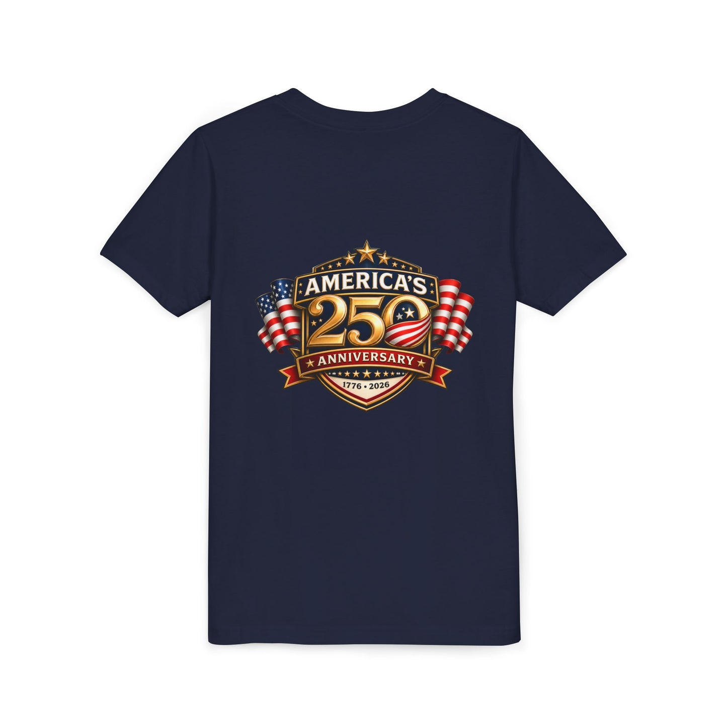 America's 250th Anniversary Youth Tee - Patriotic 1776–2026 Celebration Shirt