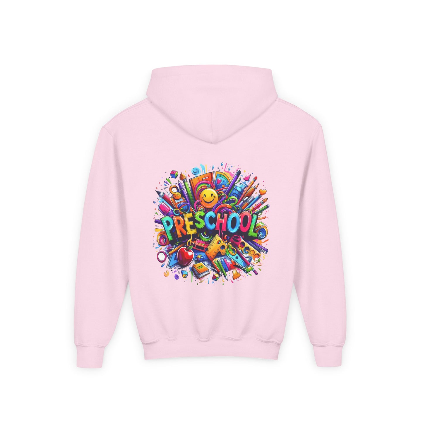 Preschool Kids Hoodie — Colorful Back-to-School Preschool Design