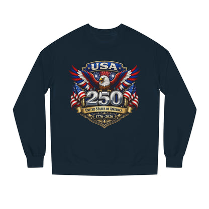 USA 250th Anniversary Eagle Sweatshirt — 1776-2026 Patriotic Crewneck