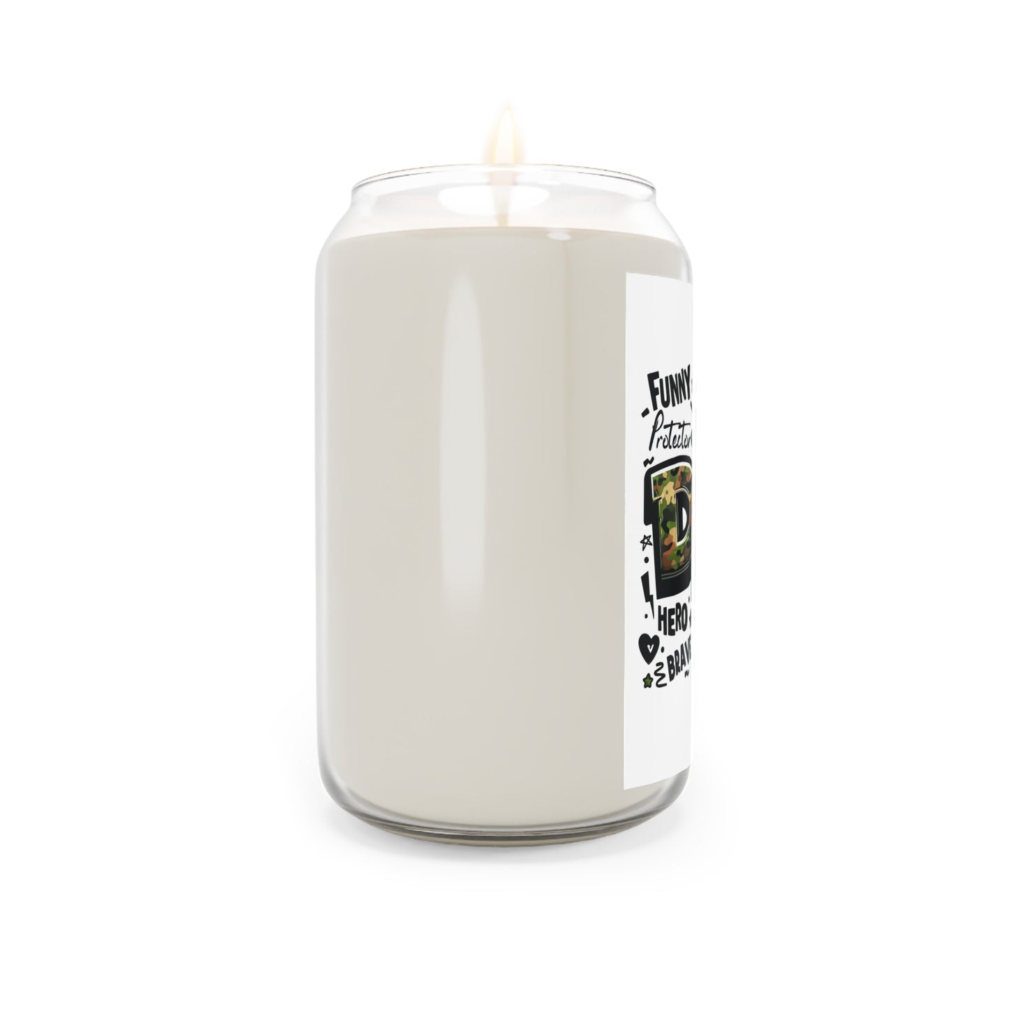 Dad Tribute Soy Candle — 13.75oz Scented Jar (Funny, Strong, Loving)
