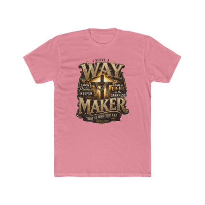 Waymaker T-Shirt — Christian Faith Graphic Tee with Cross and Inspirational Verse