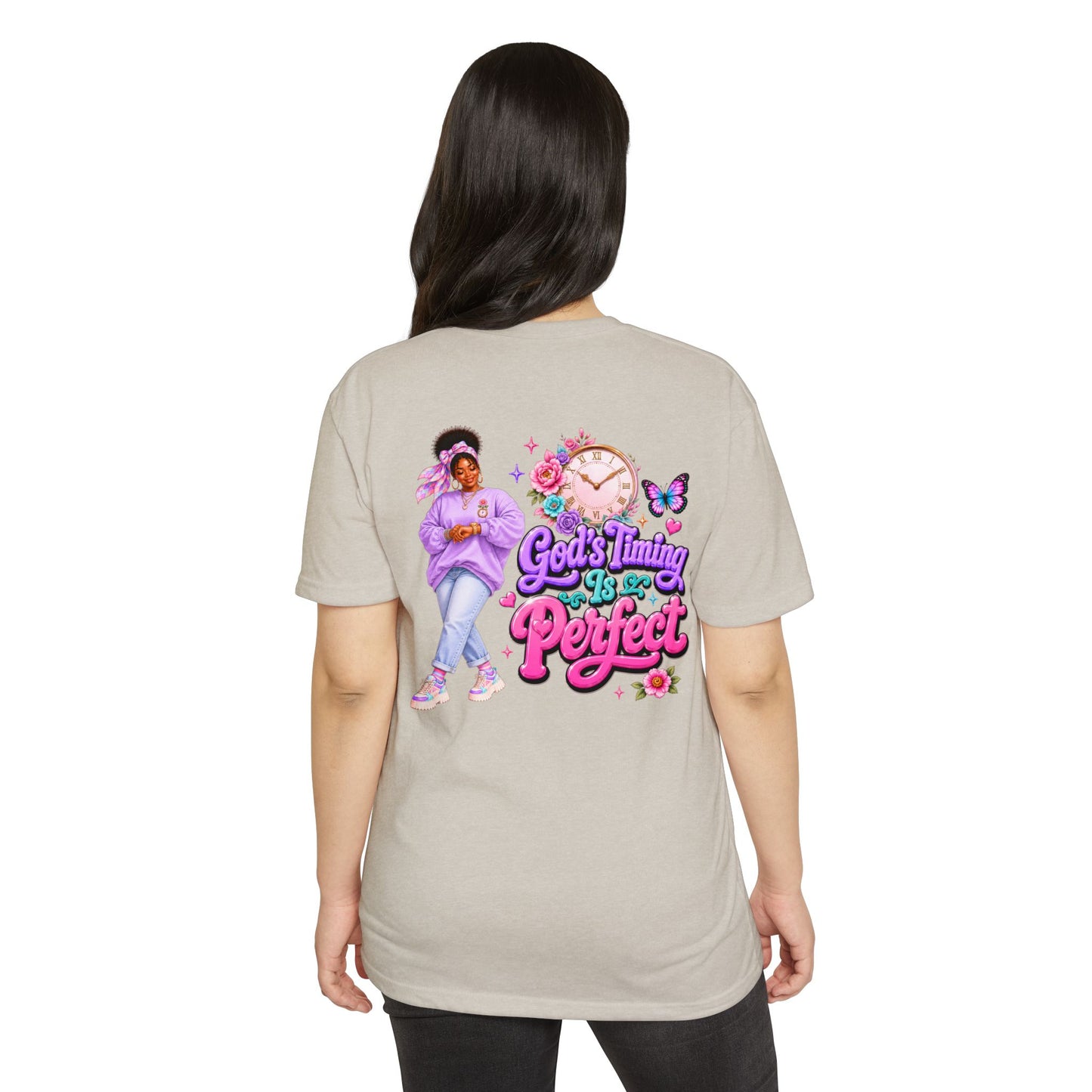 God's Timing Is Perfect T-Shirt — Faith-Inspired Inspirational Tee