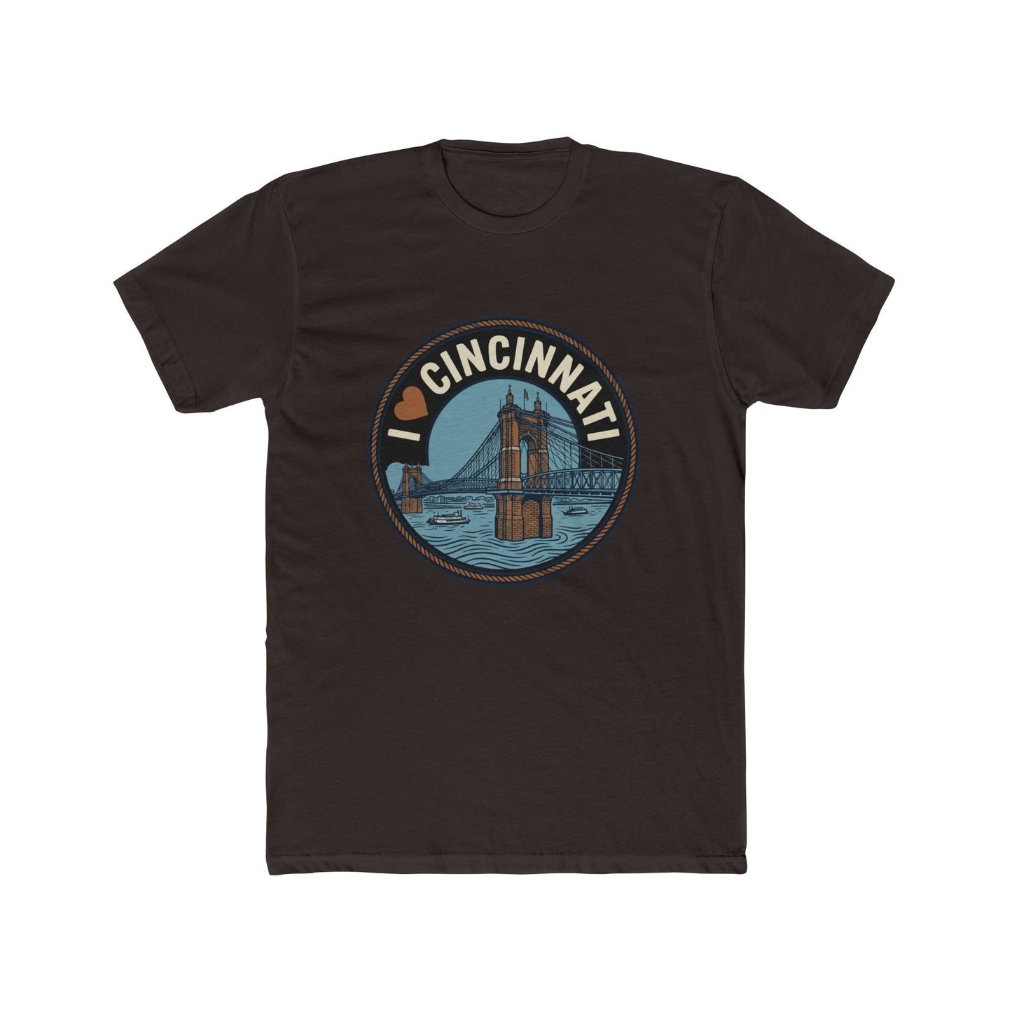 I Heart Cincinnati Tee — Cincinnati Skyline Crew T-Shirt
