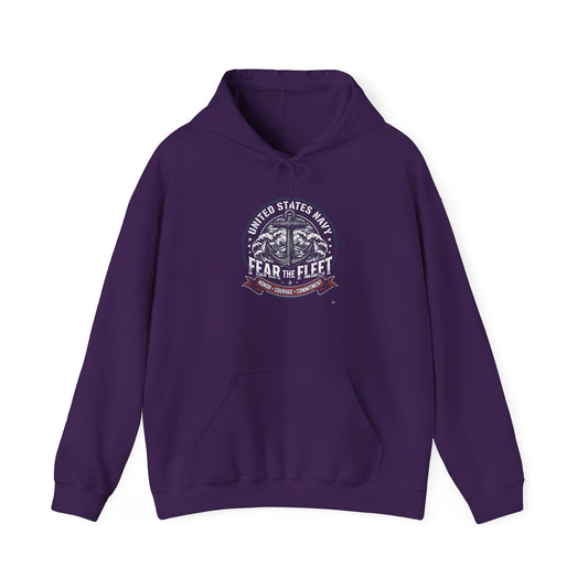 United States Navy Fear the Fleet Hoodie