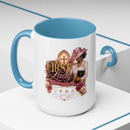 First Lady Church Coffee Mug — Inspirational Faith & Sunday Best Design