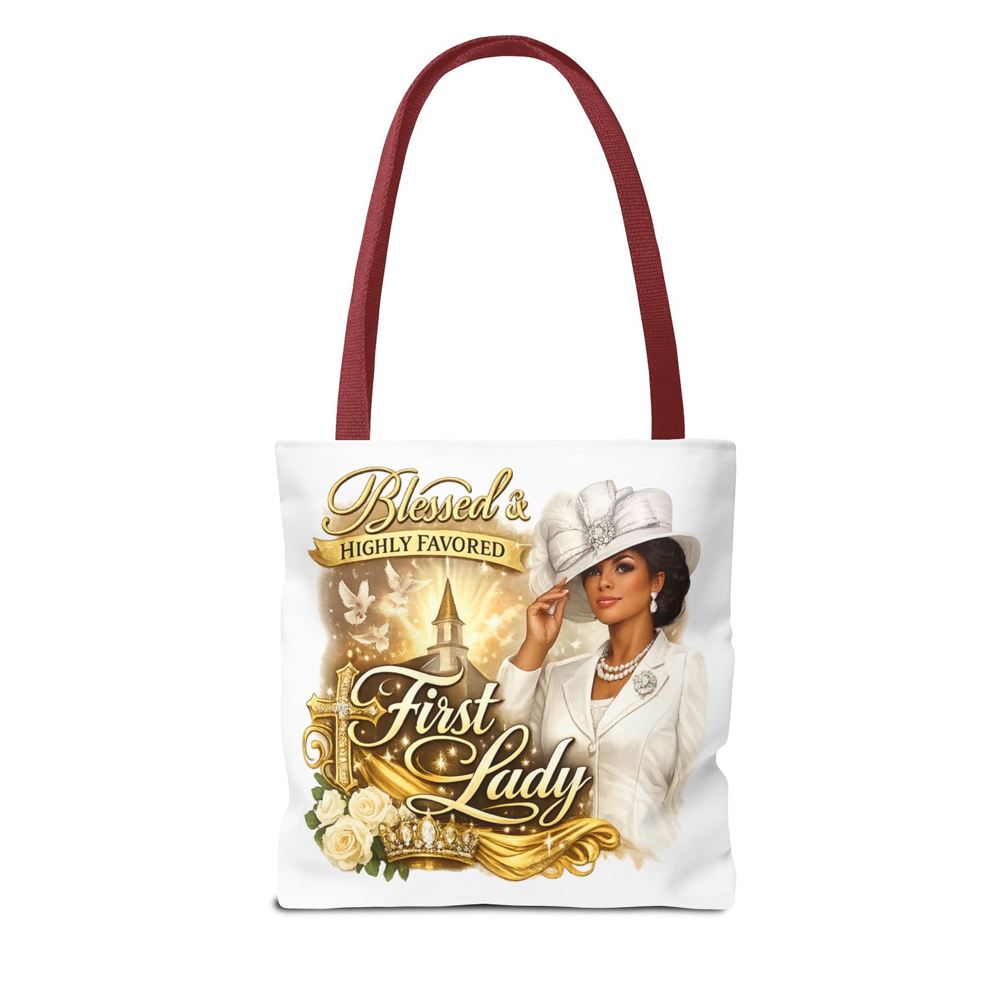 First Lady 'Blessed & Highly Favored' Tote Bag