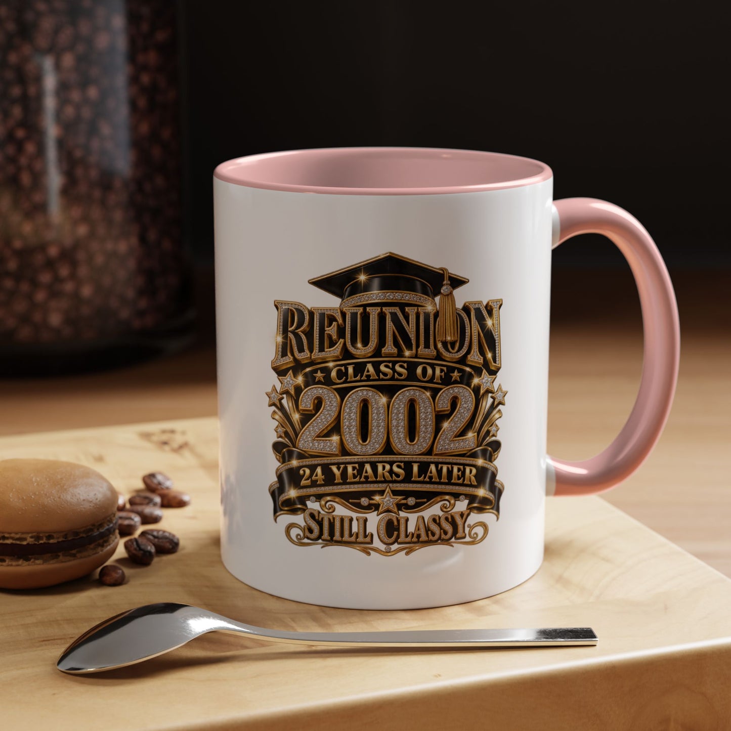 Class of 2002 Reunion Coffee Mug — "Still Classy" Accent Mug (11/15oz)