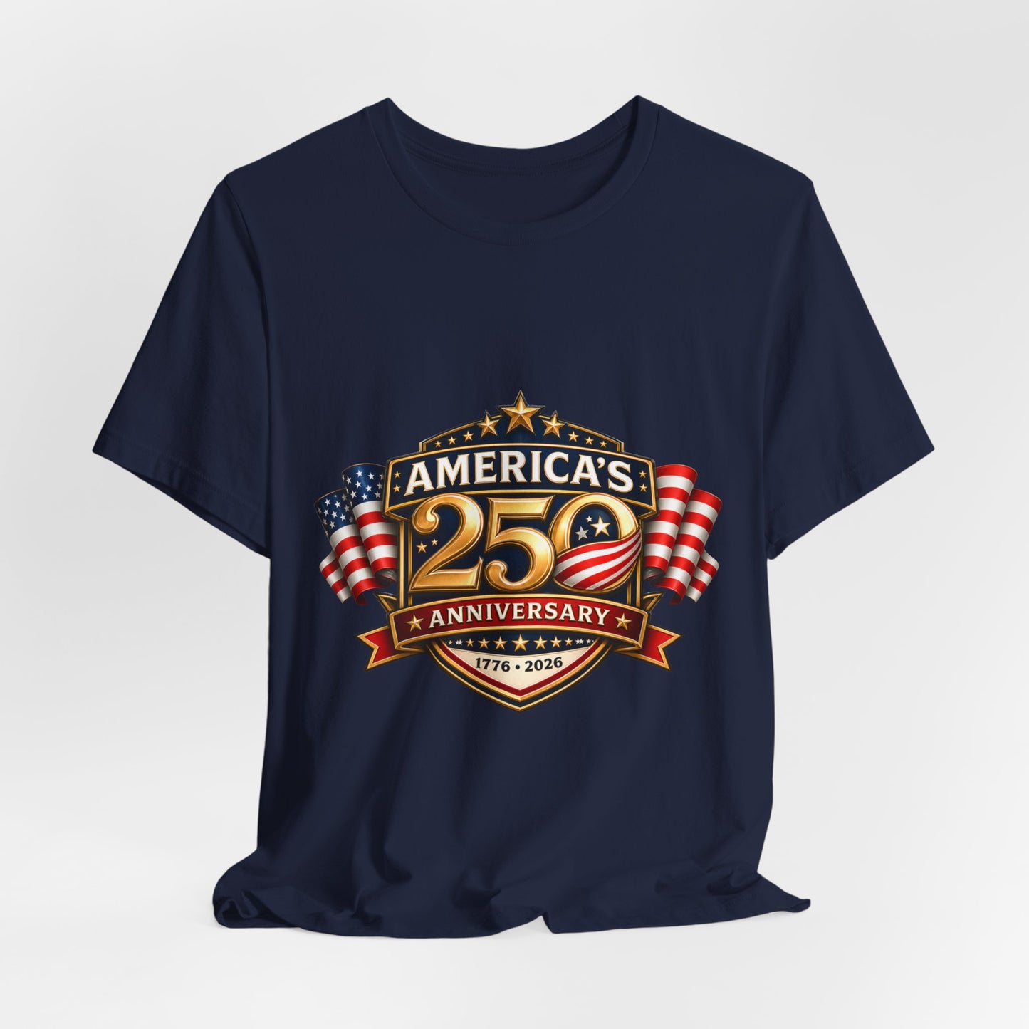 America's 250th Anniversary T-Shirt – 1776–2026 Patriotic USA Flag Tee