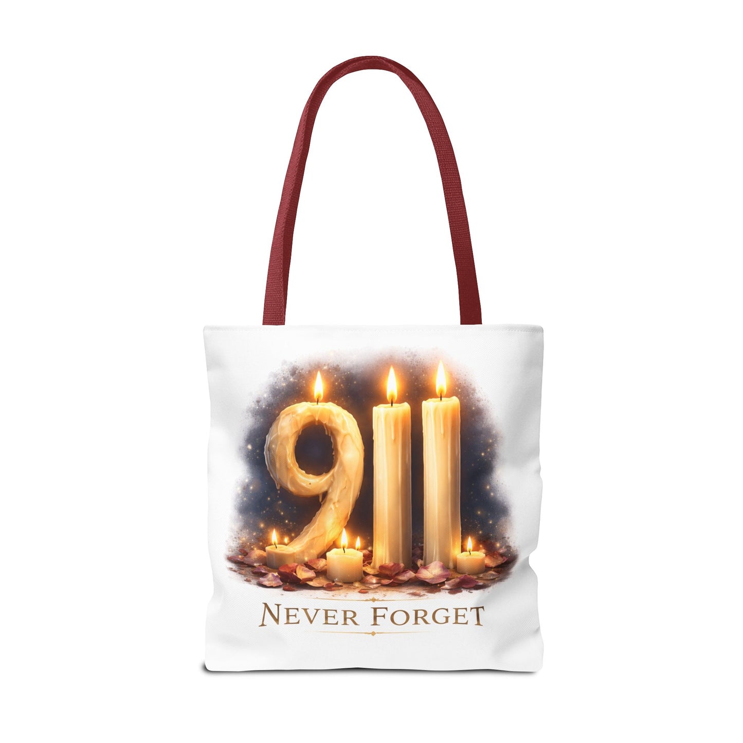 9/11 Never Forget Memorial Tote Bag