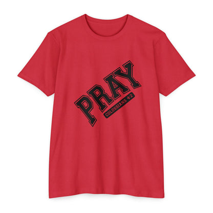 Pray Colossians 4:2 Christian T-Shirt — Faith Prayer Tee