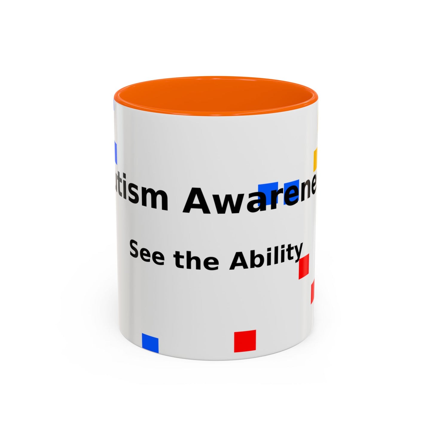 Autism Awareness Accent Mug - "See the Ability" Coffee Cup