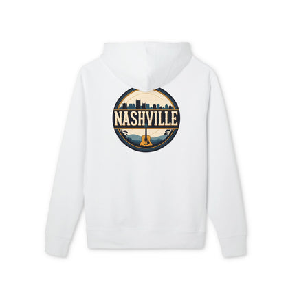 Nashville Guitar Skyline Hoodie - City Music Souvenir