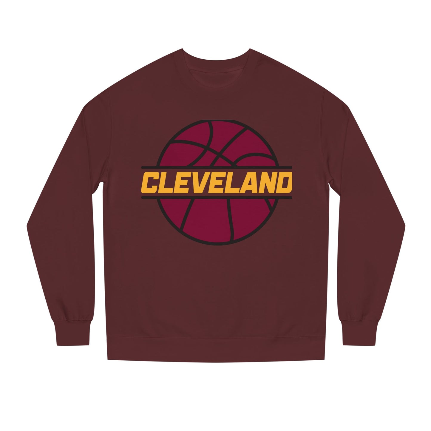 Cleveland Basketball Crewneck Sweatshirt — Retro Hoop Logo