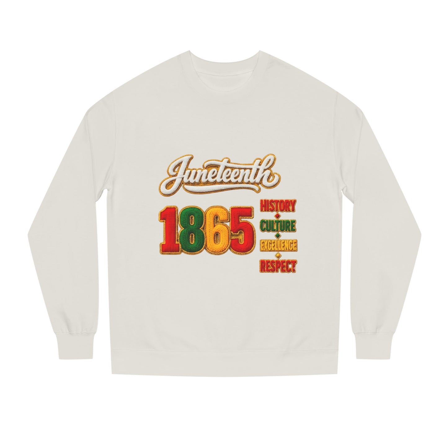 Juneteenth 1865 Sweatshirt — History • Culture • Resilience • Respect