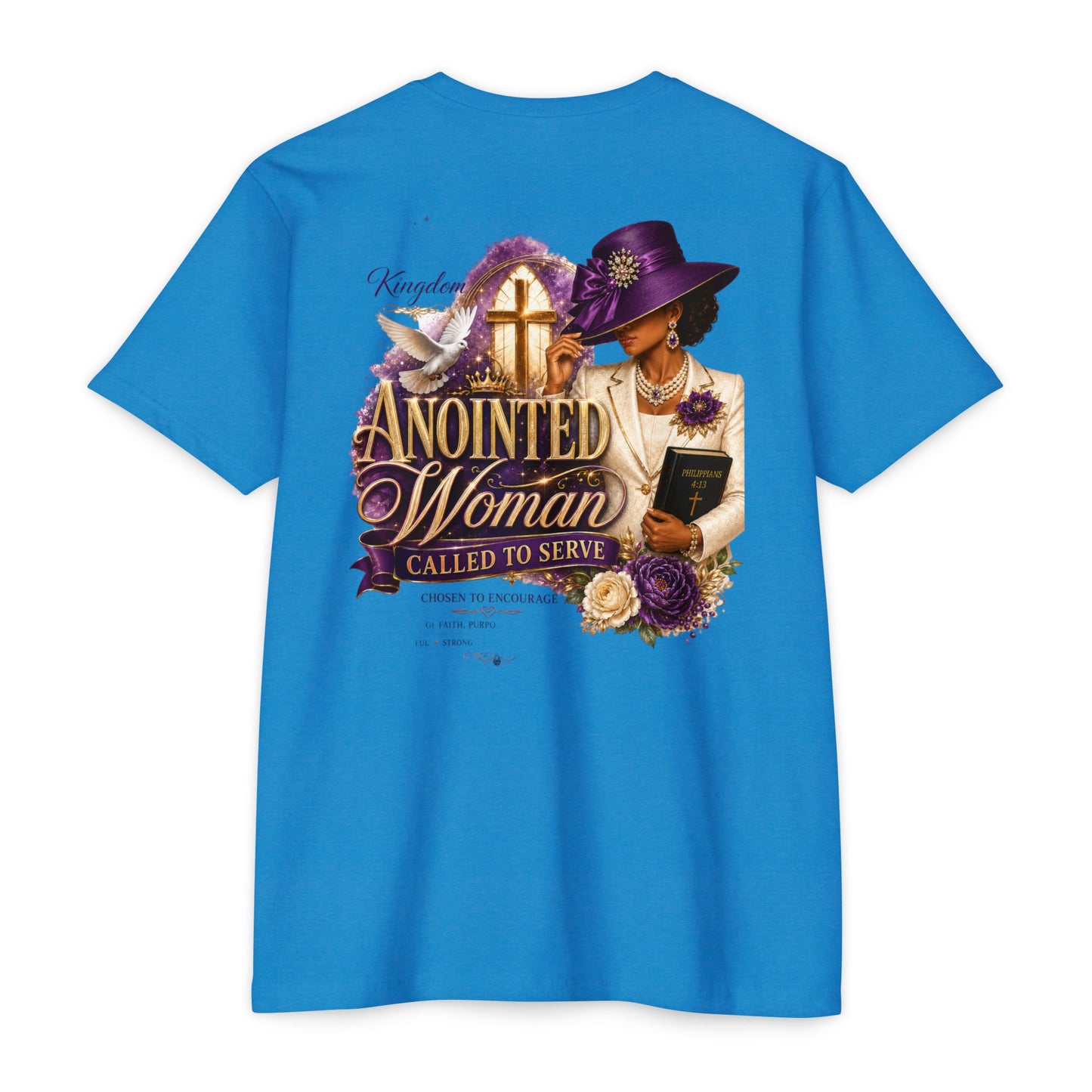 Anointed Woman T-Shirt — "Called to Serve" Christian Faith Tee