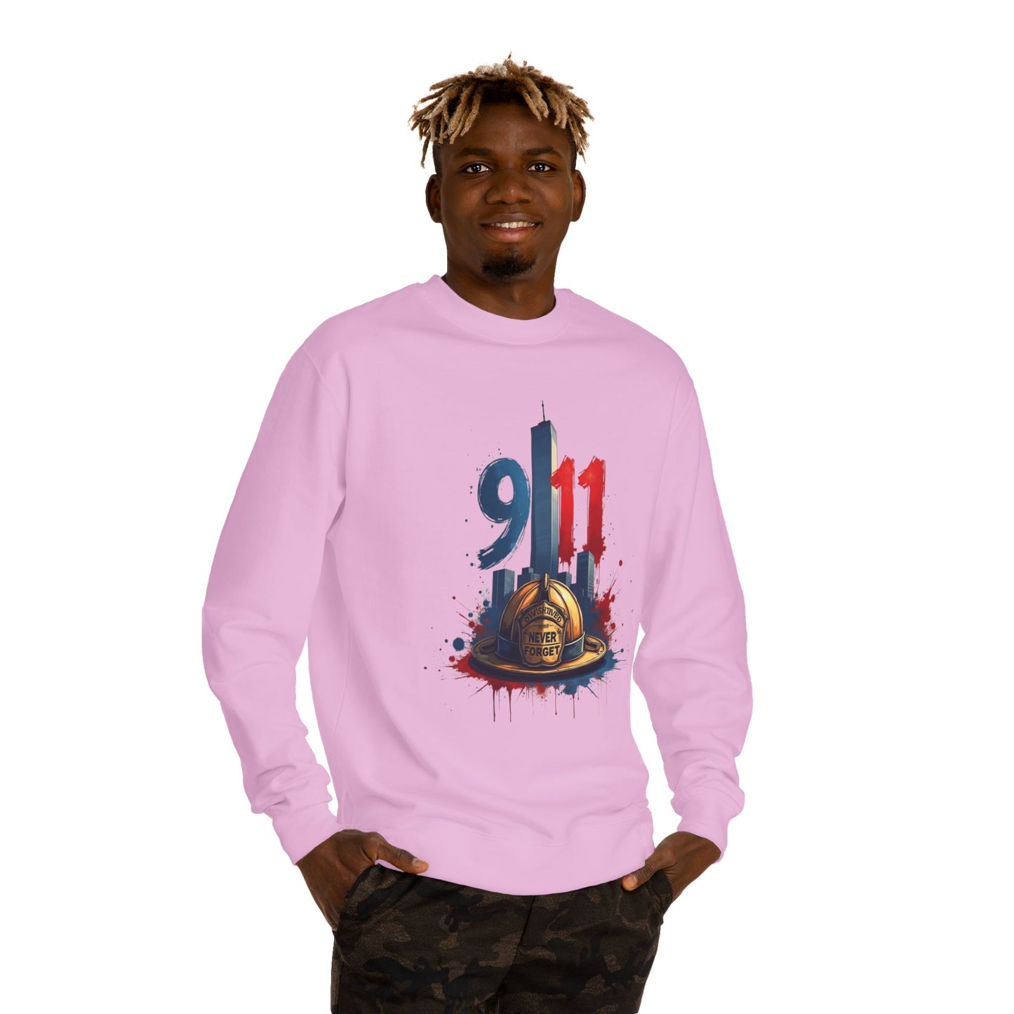 9/11 Memorial Sweatshirt – Firefighter Tribute Crewneck