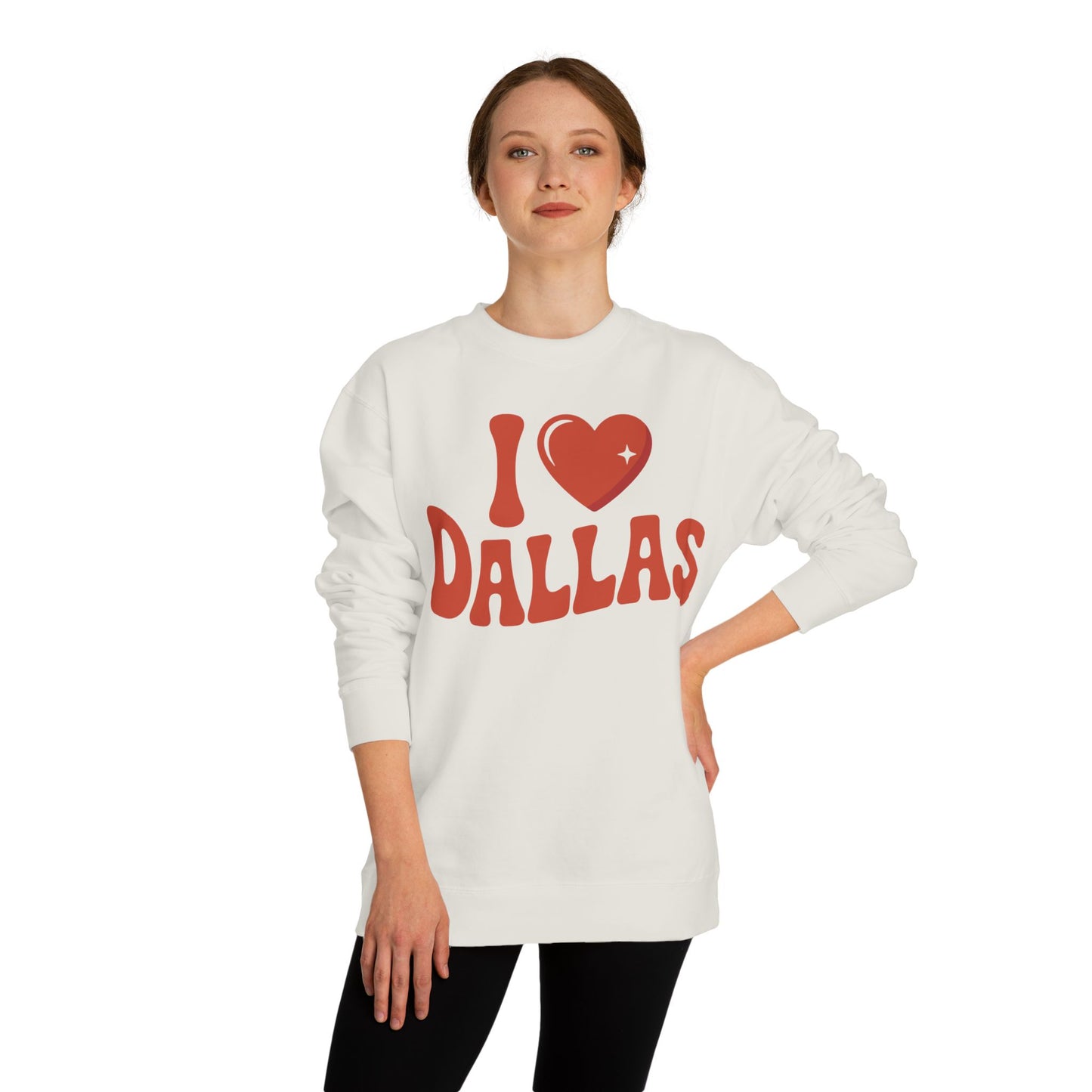 I Heart Dallas Crewneck Sweatshirt
