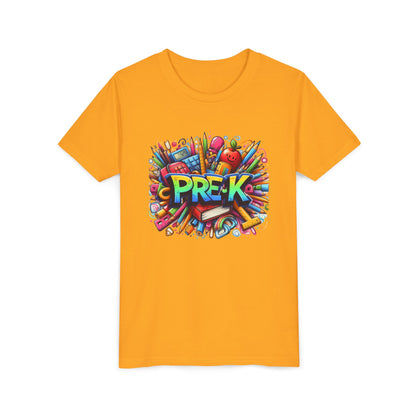 PRE-K Kids Tee — Colorful Back-to-School Pre-K Shirt for Preschoolers