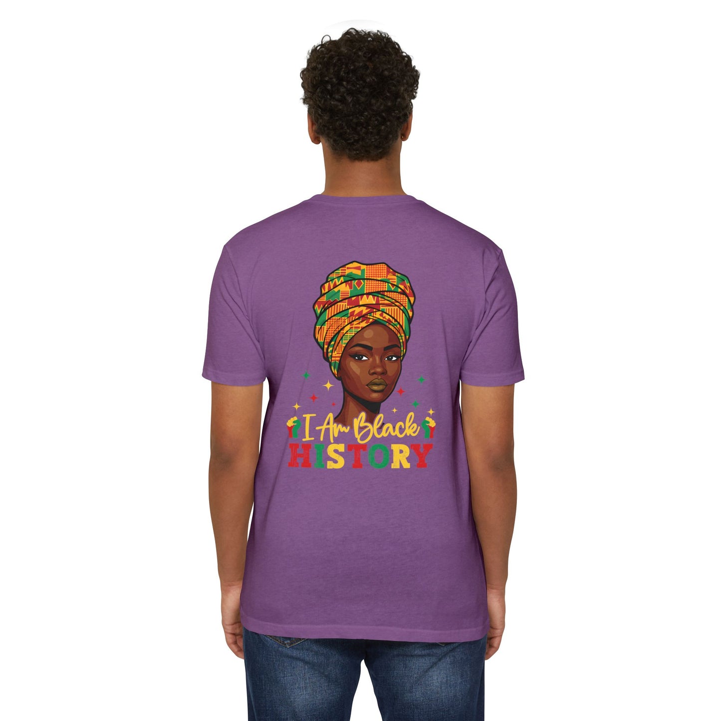 I Am Black History T-Shirt — Afrocentric Headwrap Pride Tee
