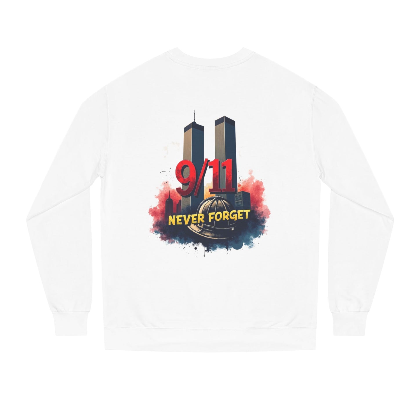 9/11 Never Forget Sweatshirt — Twin Towers Memorial Crewneck
