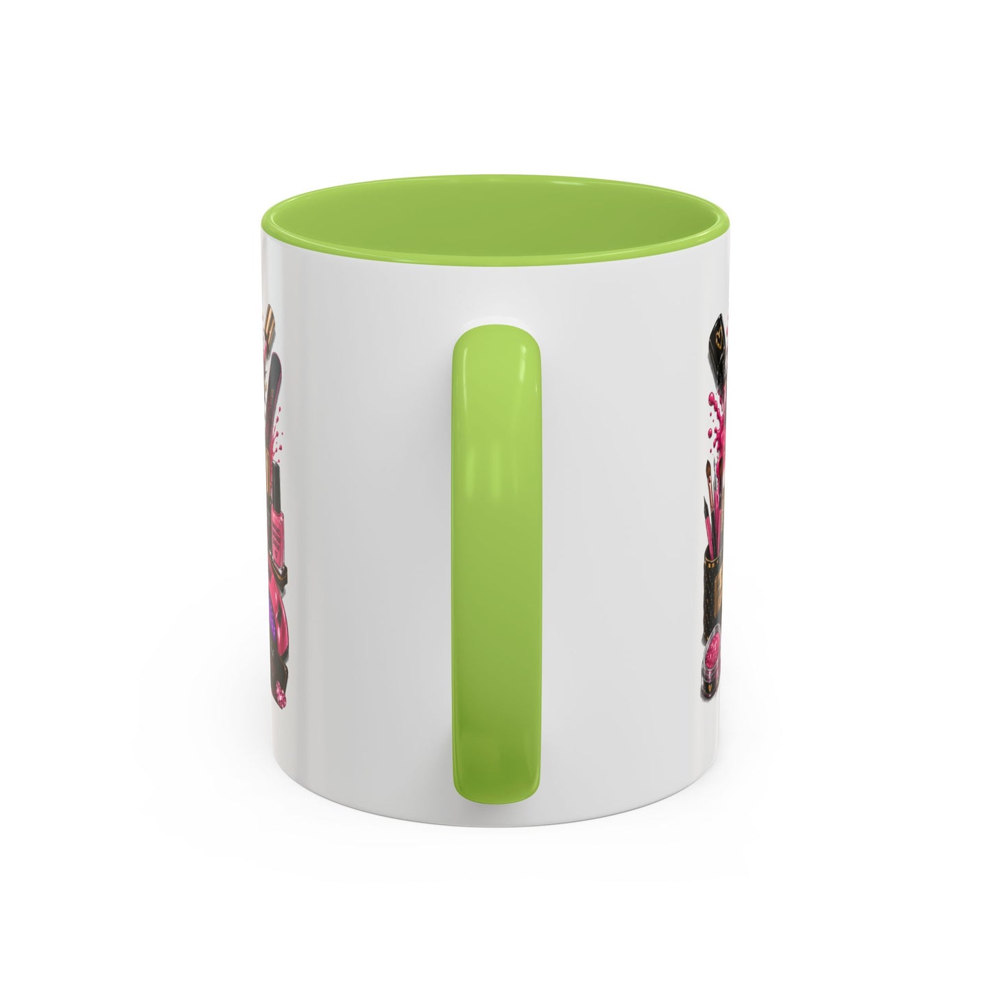 Coffee Mug — "Nails Are My Therapy" Pink Nail Tech Gift