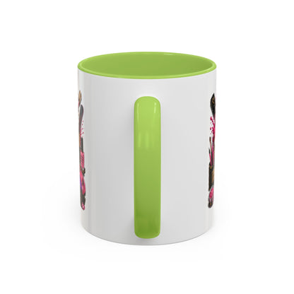 Coffee Mug — "Nails Are My Therapy" Pink Nail Tech Gift