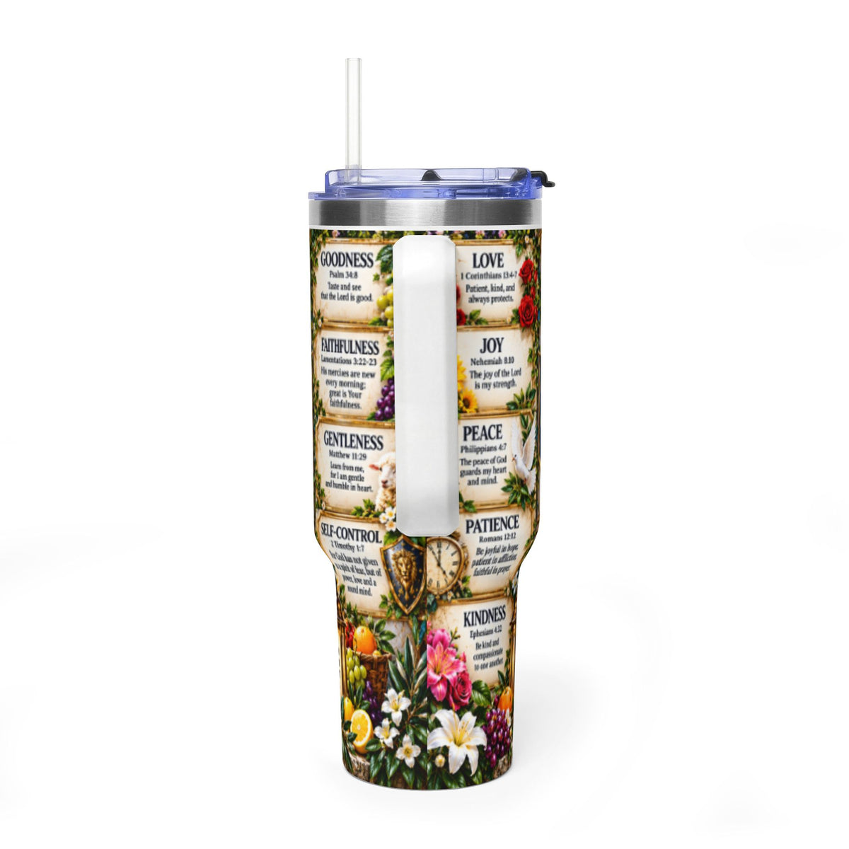 Fruits of the Spirit 40oz Vacuum Tumbler