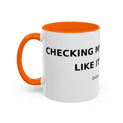 Coffee Mug – 'Monitoring My Blood Sugar Like It’s My Job. Every. Single. Day.'