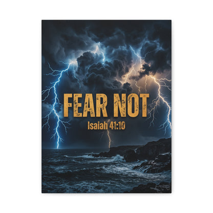 Fear Not - Isaiah 41:10 Canvas Wall Art