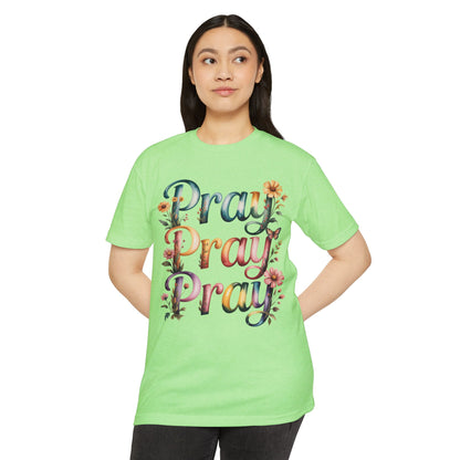 Pray Pray Pray Floral T-Shirt