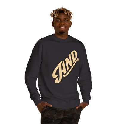 Kind Script Sweatshirt — Retro 'KIND' Graphic Crewneck