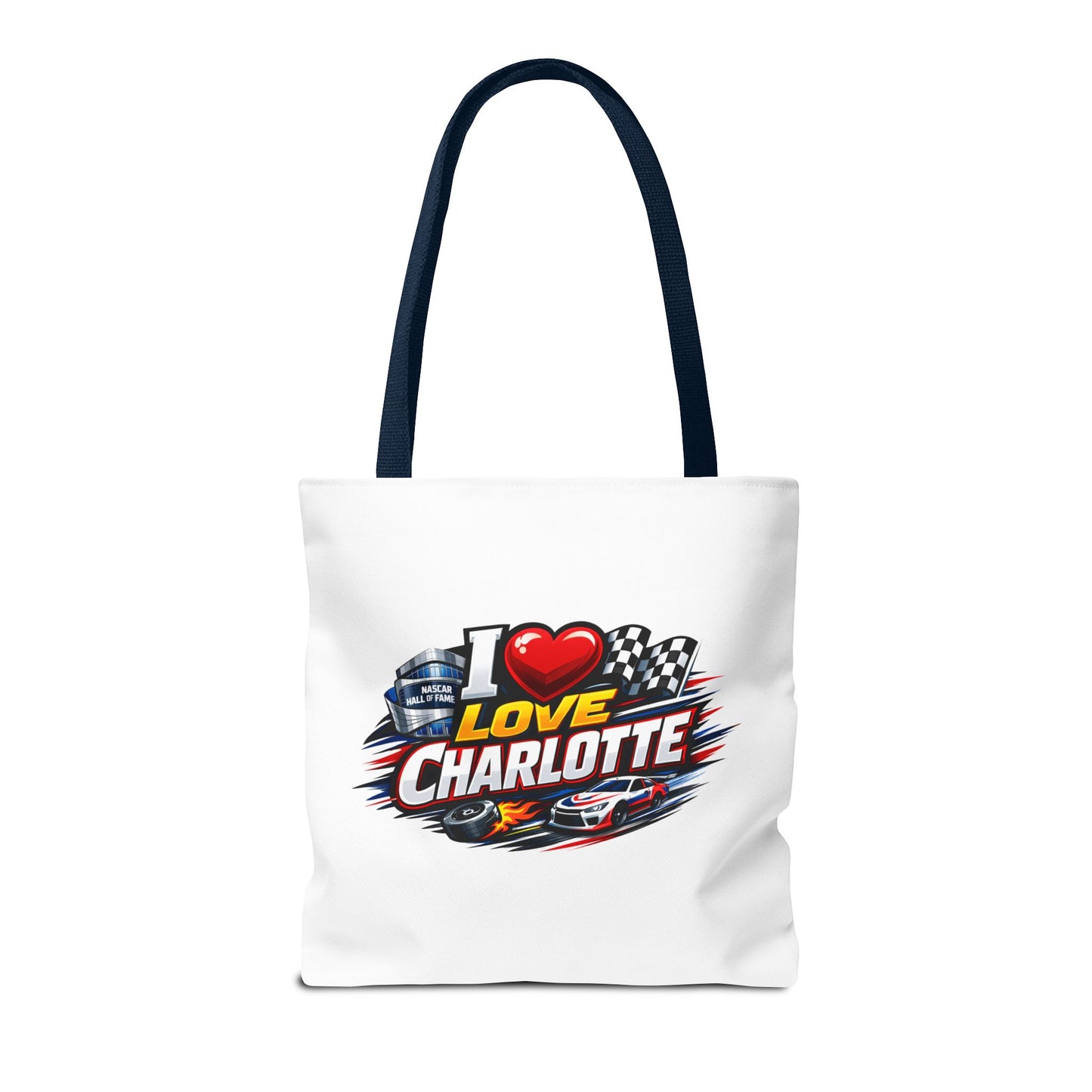I Love Charlotte Racing Tote Bag