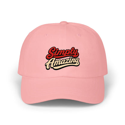 Classic Dad Cap — "Simply Amazing" Embroidered Dad Hat