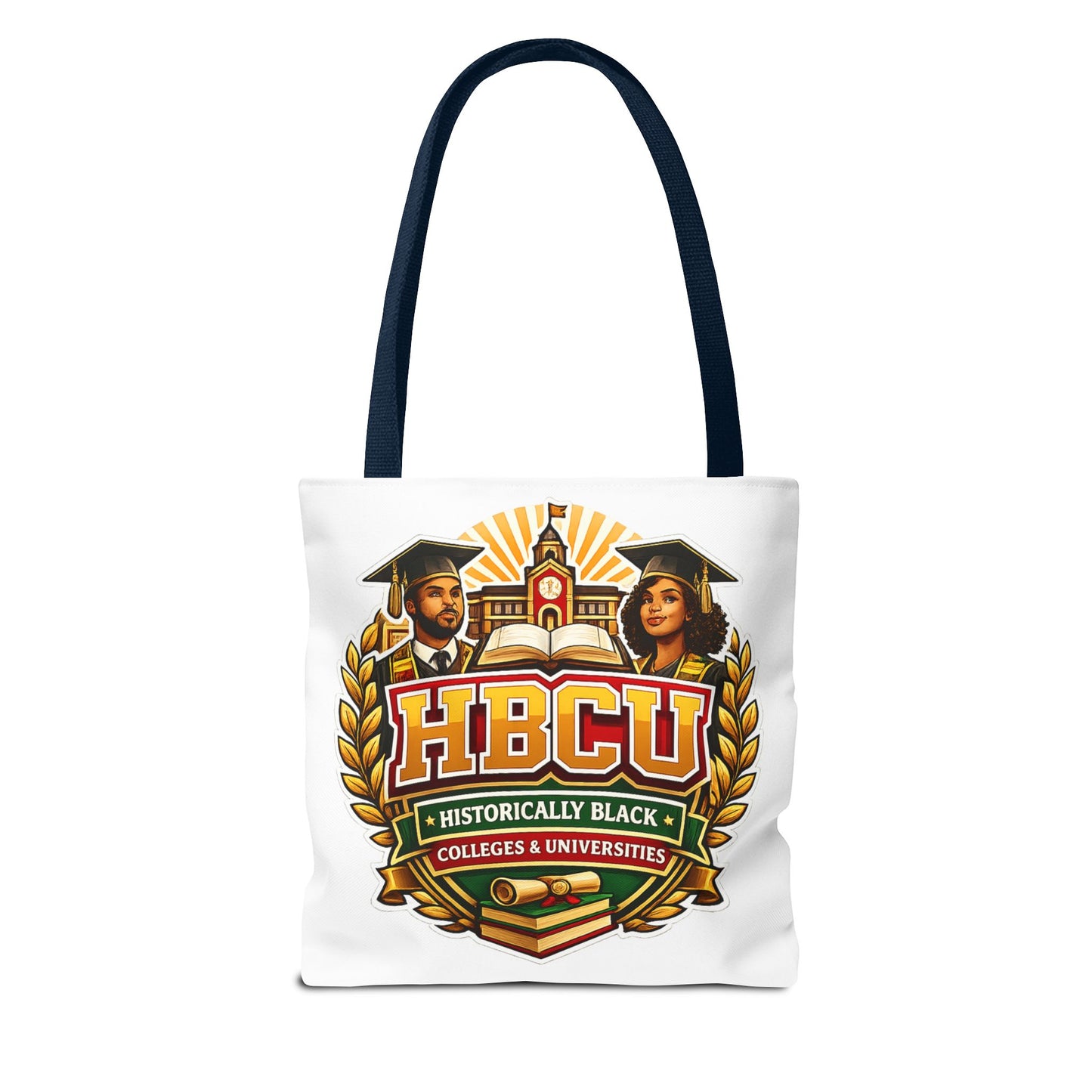 HBCU Crest Tote Bag — Historically Black Colleges & Universities Graduation Tote