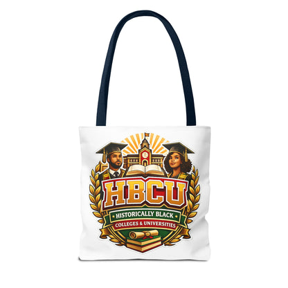 HBCU Crest Tote Bag — Historically Black Colleges & Universities Graduation Tote