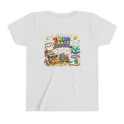 Third Grade Kids Tee — "Third Grade Out of the Classroom" Back-to-School Youth Shirt