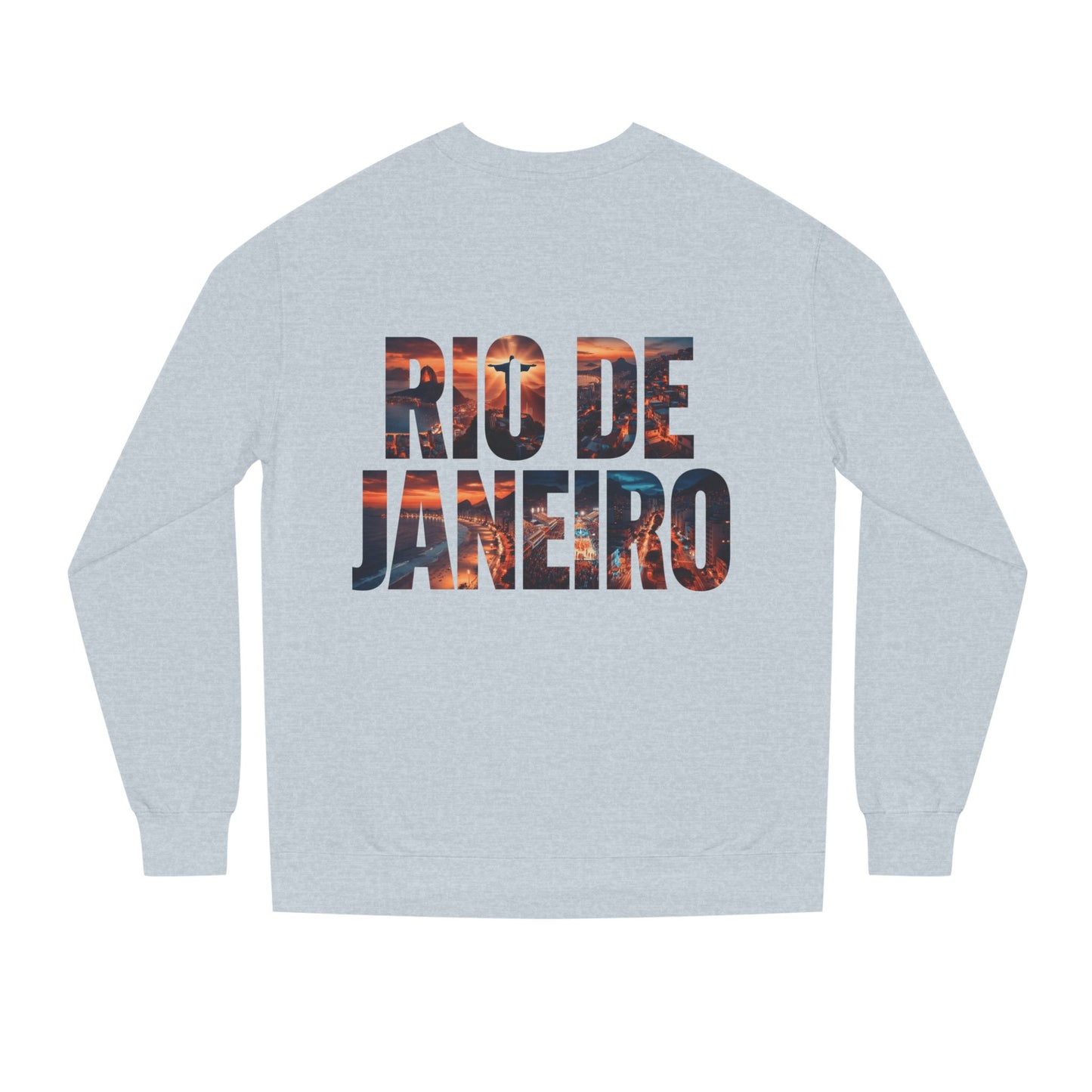 Rio de Janeiro Graphic Sweatshirt — Sunset Typography Travel Crewneck