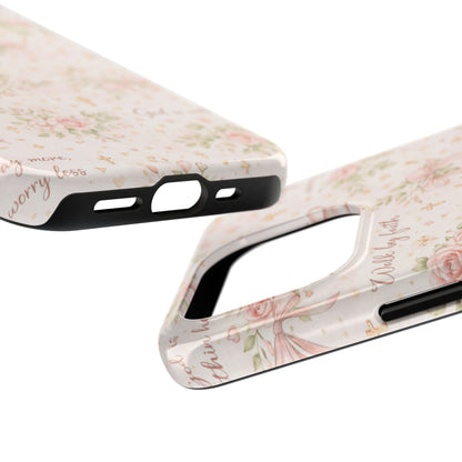 Walk By Faith Phone Case | Christian Floral iPhone Case