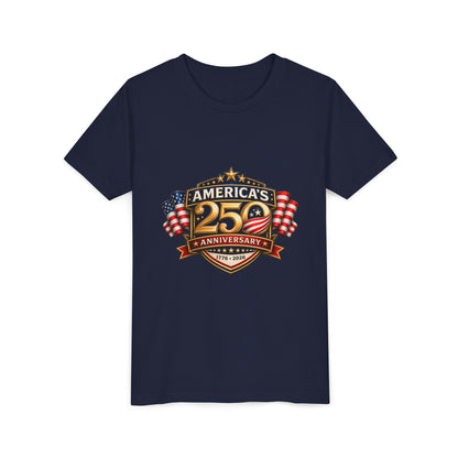 America's 250th Anniversary Youth Tee - Patriotic 1776–2026 Celebration Shirt