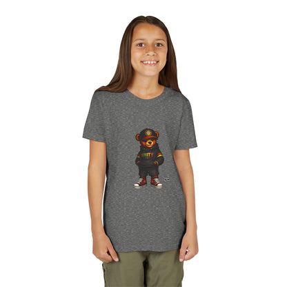 Youth T‑Shirt — Cool Bear Graphic Tee with 'UNITY' Hoodie Design