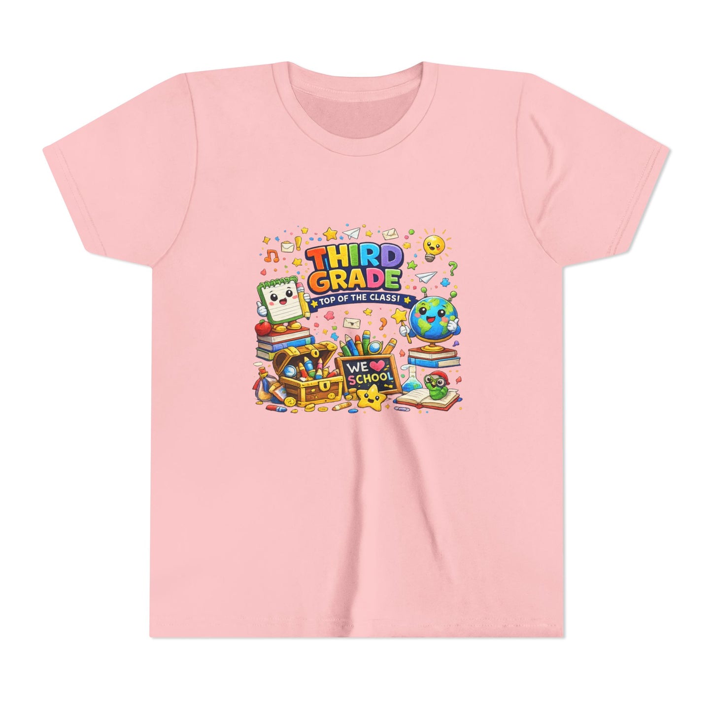 Third Grade Kids Tee — "Third Grade Out of the Classroom" Back-to-School Youth Shirt
