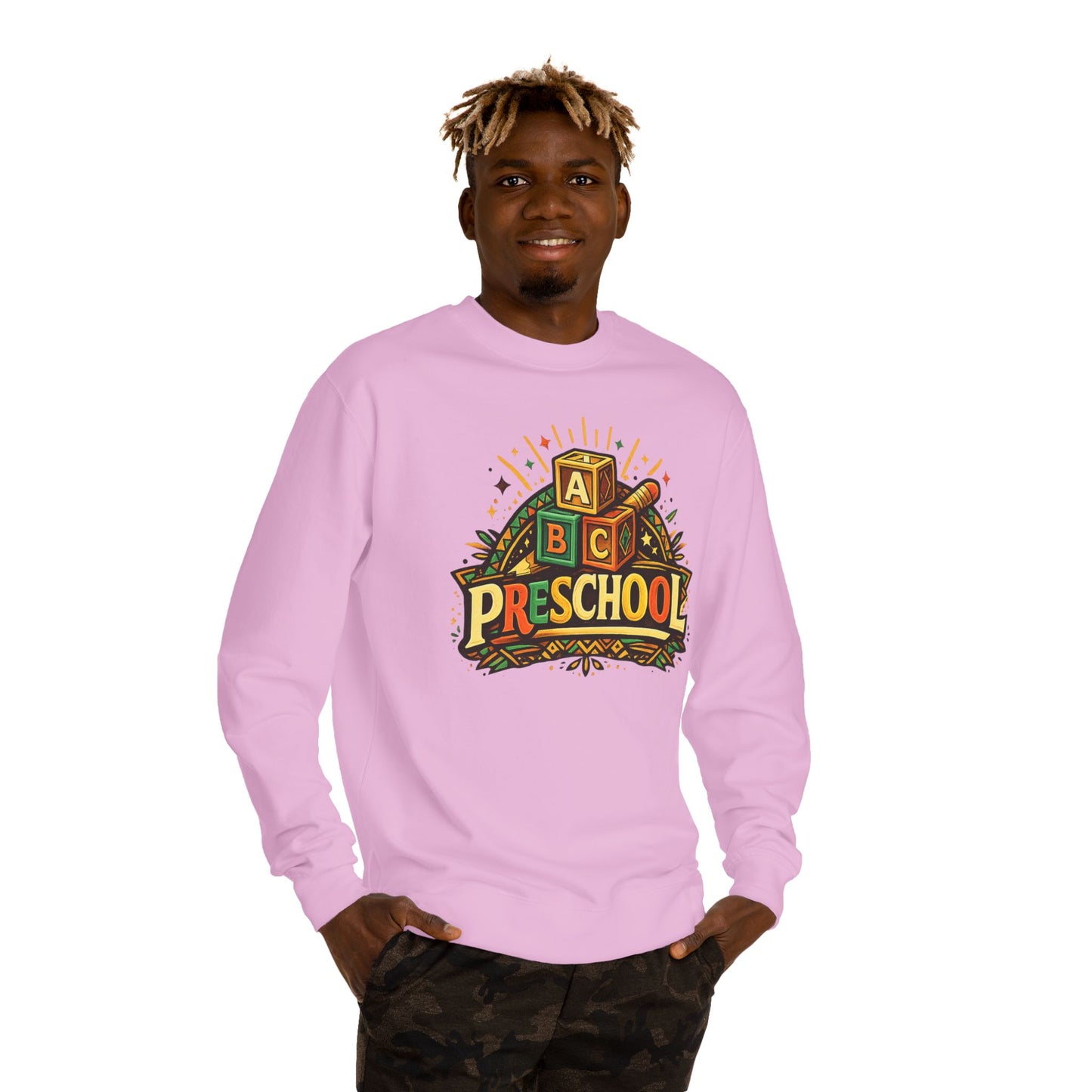 Preschool ABC Blocks Sweatshirt — Cute Back-to-School Teacher & Toddler Crewneck
