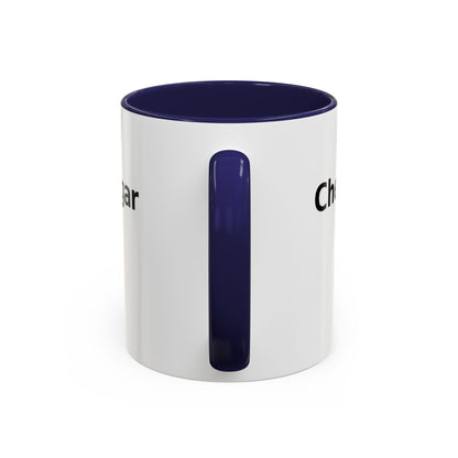 Coffee Mug — “Checking My Blood Sugar Like It’s My Job” Accent Mug (11/15 oz)