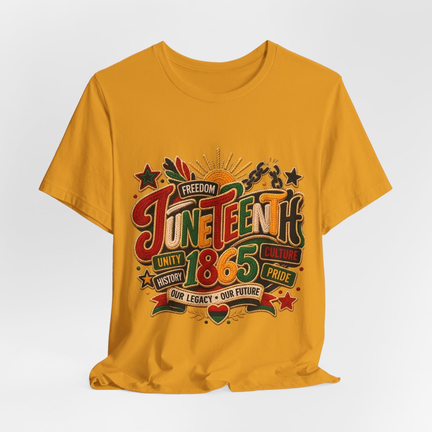 Juneteenth 1865 Celebration T-Shirt — Freedom, Unity & Pride Tee