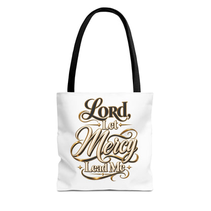 Lord, Let Mercy Lead Me Tote Bag – Inspirational Christian Canvas Tote
