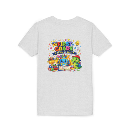 First Grade Youth T‑Shirt – "First Grade Ready to Rule" Cute Back-to-School Tee