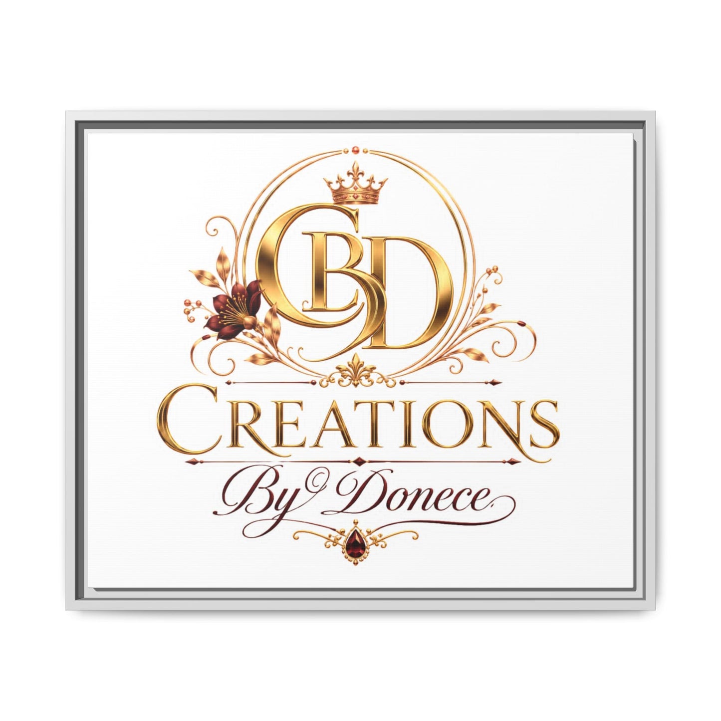 Creations By Donece — Framed Matte Canvas Wall Art