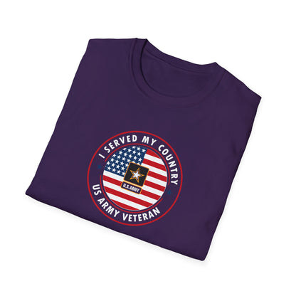 I Served My Country U.S. Army Veteran T‑Shirt
