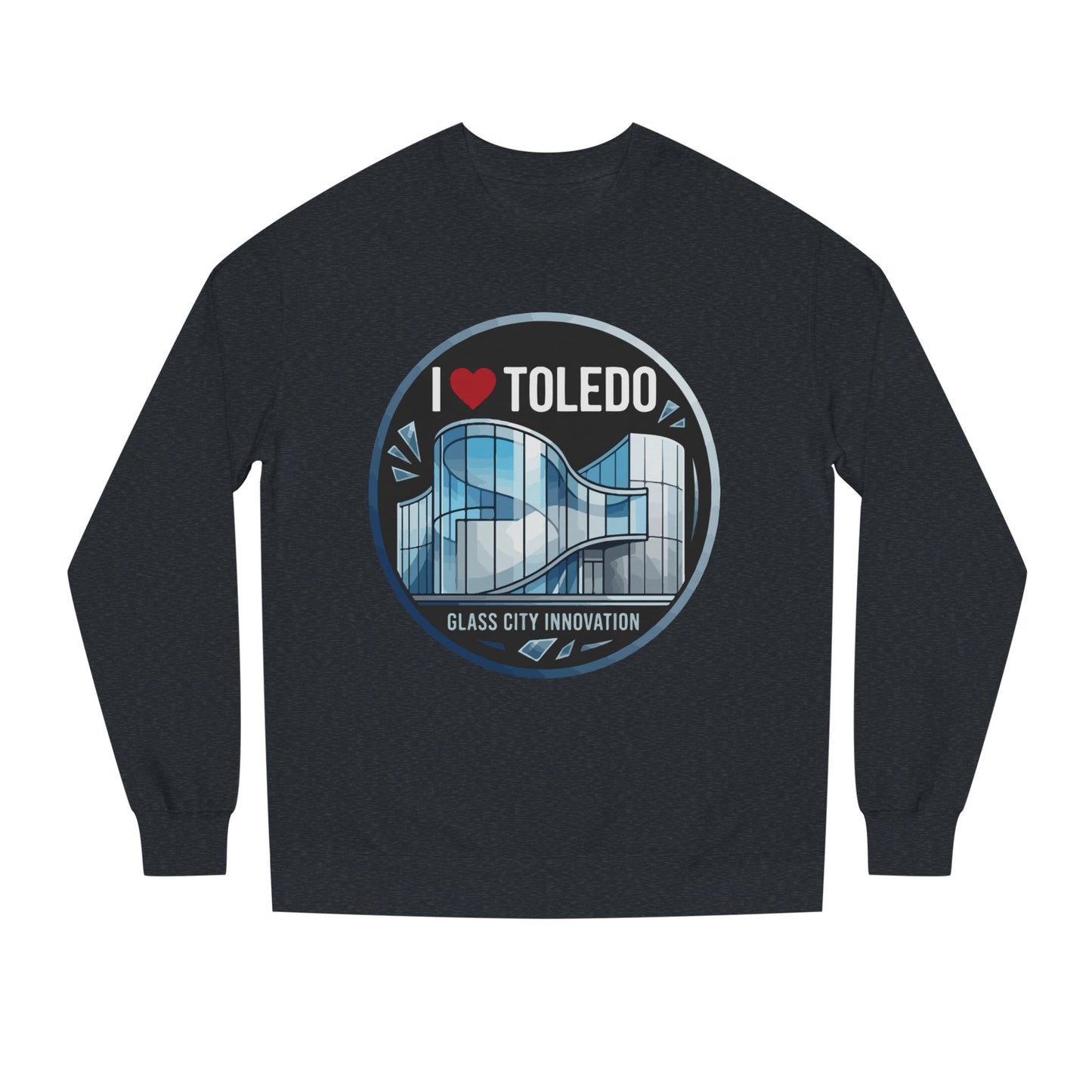 I  Toledo Glass City Sweatshirt — Toledo Skyline Crewneck