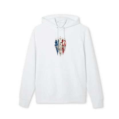 50 Years American Flag Anniversary Hoodie — Patriotic 4th of July Celebration Sweatshirt